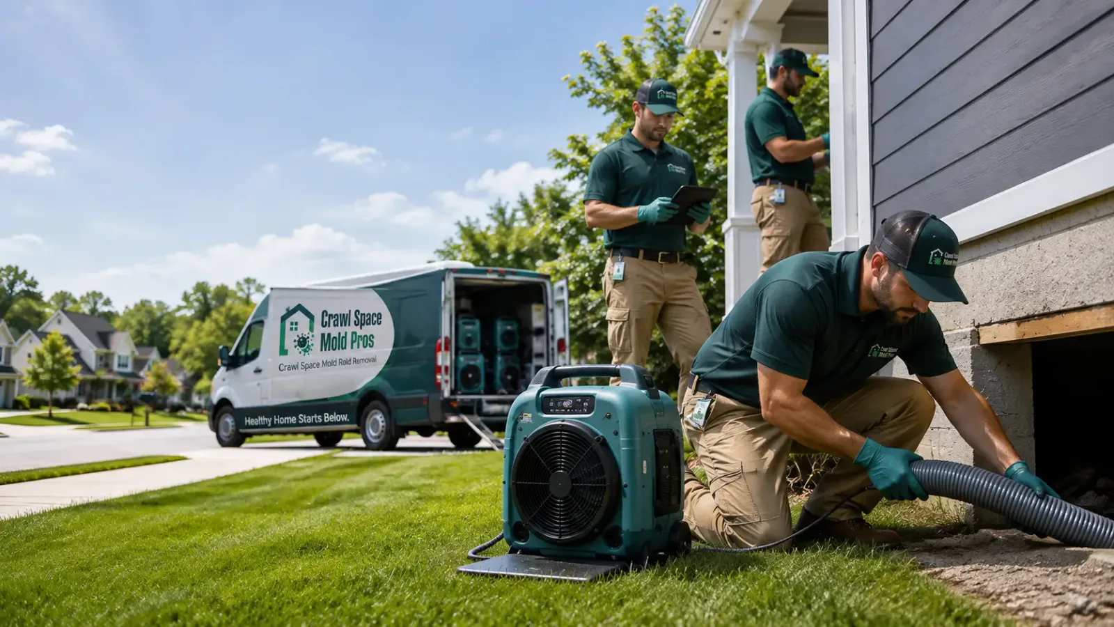 Crawl Space Mold Removal in Danville, VA